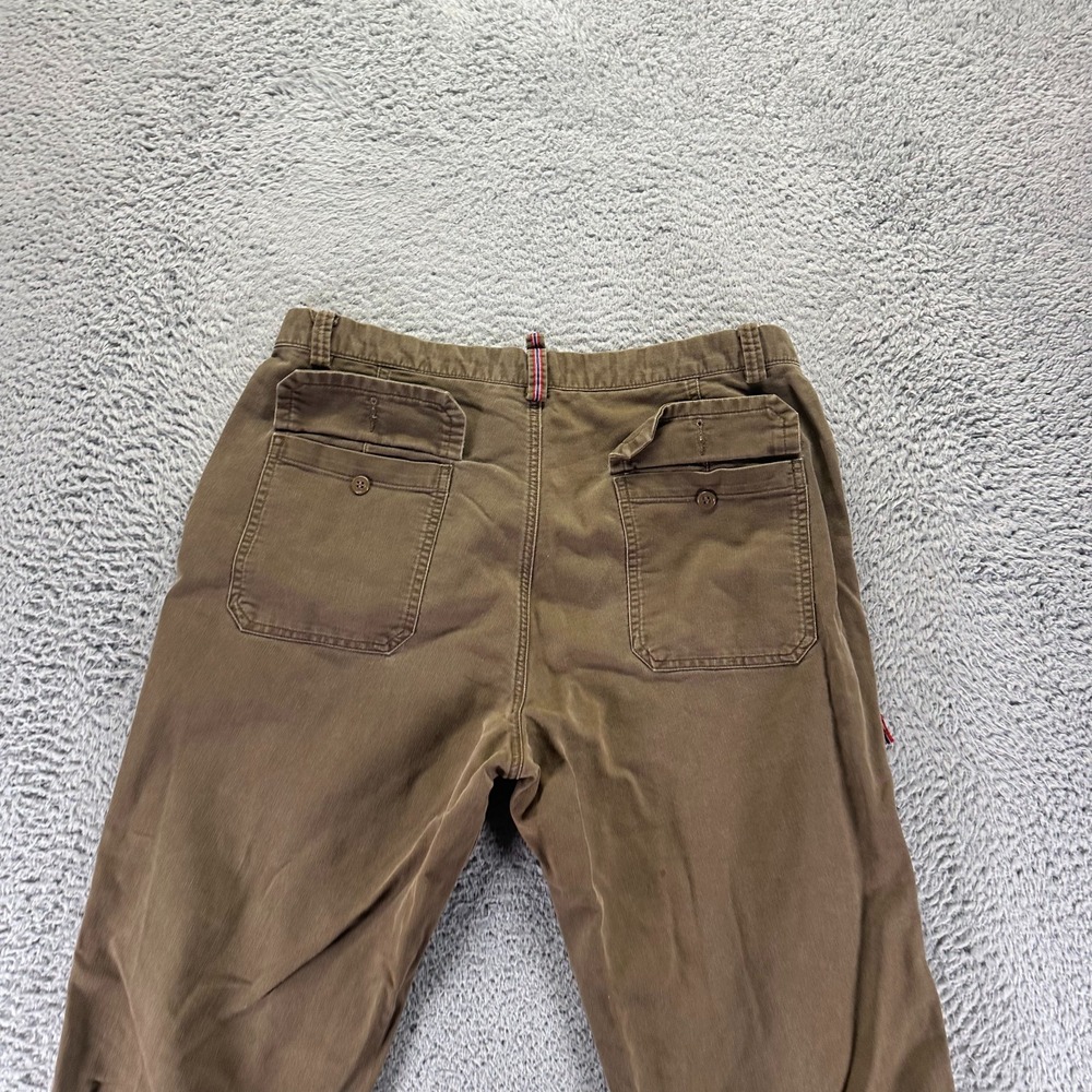 Dockers Pant Mens 36x34 Brown Cotton Khakis Straight Relaxed Utility Workwear - Picture 6 of 11